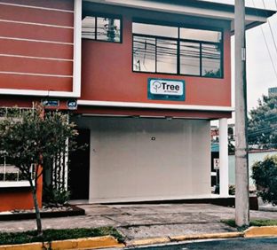 Fachada de Tree Armonioso, la sede de atención presencial en San José